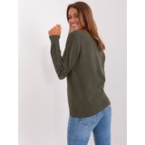 Wool Fashion Italia Sweater-AT-SW-2329.98P-dark khaki | Shoptok.si
