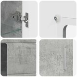  Kreveta Betonski sivi 55 5 x 29 x 100 cm Konstruirano drvo | shoptok.hr