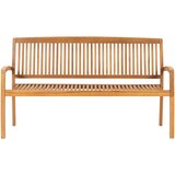  Složiva vrtna klupa s jastukom 159 cm od masovne tikovine | shoptok.hr