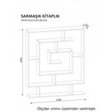 Hanah home polica za knjige Sarmasık white | ePonuda.com