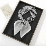 Šal FR-33878 - Bijela / Crna KP33878