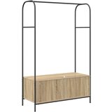  Stalak za odjeću s pohranom Smeđi hrast 100 x 44 x 160 cm | Eponuda.com