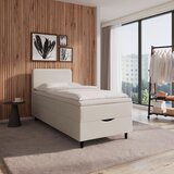 Bessagi Home Postelja Z Vzmetnico Vida, Krem, Nadvložek, 90x200 Cene