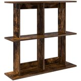  Polica na zidu Zidna montaža Smeđa 80 x 20 x 75 cm | shoptok.hr