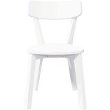 vidaXL Blagovaonske stolice 2 kom. Bijela guma od punog drva | shoptok.hr