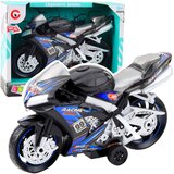  Trkaći motor za igru sa zvučnim i svjetlosnim efektima - crno/plavi | shoptok.hr