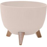 Siena Garden OSLO STRIPE LA963-05 posuda za biljke polipropilen krem | Eponuda.ba
