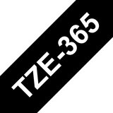 Brother Tze-365 združljiv laminirani trak - 36 mm x 8 metrov bel/črn, (21404870) | Shoptok.si