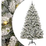 Umjetno božićno drvce Zelena i bijela 270 cm PVC i metal | Eponuda.ba