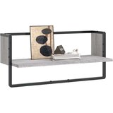  Zidna polica s prečkom boja hrasta sonome 65 x 25 x 30 cm | shoptok.hr