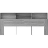  Uzglavlje s ormarićem boja hrasta sonome 220 x 19 x 103,5 cm | shoptok.hr