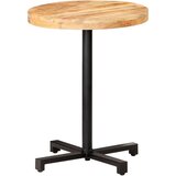 Bistro stolić okrugli Ø 60 x 75 cm od grubog drva manga | shoptok.hr