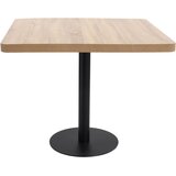 Bistro stol svjetlosmeđi 80 x 80 cm MDF | shoptok.hr