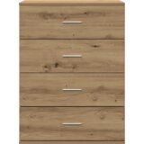 vidaXL Ormarić / Komoda s ladicama s pohranom Umjetnička hrastovina 60 x 39 x 80 cm | shoptok.hr