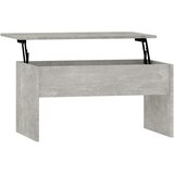 Maison Chic Klubska mizica - kavna mizica - Nizka mizica betonsko siva 80x50,5x41,5 cm konstruiran les, (21755358) Cene