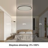  Brilagi - Prigušiva pametna LED svetiljka 36W/230V, prečnik 45 cm, Wi-Fi Tuya, sa daljinskim upravljačem | Eponuda.com