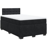 The Living Store Box spring postelja z vzmetnico črna 120x200 cm žamet - Box Spring Postelja, (21491963) | Shoptok.si