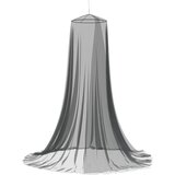 vidaXL Mreža za komarce za krevet 156 mesh Crna ⌀56 x 220 cm Poliester - 1270 cm Crna 1 | shoptok.hr