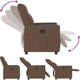  Naslanjač iz rjavega blaga | Shoptok.si