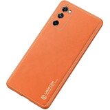 Dux ducis Yolo elegantna torbica iz mehkega TPU in PU usnja za Samsung Galaxy S20 FE 5G, oranžna | Shoptok.si