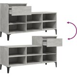 za cipele boja betona 102x36x60 cm konstruirano drvo | shoptok.hr