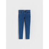 Reserved - Skinny traperice visokog struka - plavo | shoptok.hr