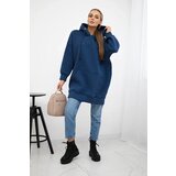 Kesi Insulated sweatshirt with embroidered inscription oversize jeans | shoptok.hr