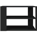  Stolić za kavu crni 58 x 58 x 40 cm od konstruiranog drva | shoptok.hr