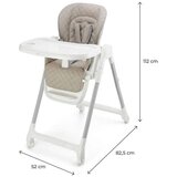 Kinderkraft Kindekraft stolica za hranjenje TULO beige | ePonuda.com
