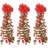  Cvjetni vijenci 3 kom crveni 85 cm | shoptok.hr