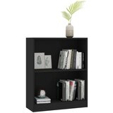 vidaXL Polica za knjige crna 60 x 24 x 74,5 cm od konstruiranog drva | shoptok.hr
