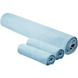 vidaXL Komplet športnih brisač 3 pcs Modra Poliester in poliamid | Shoptok.si