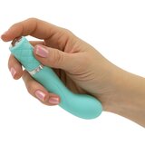 Pillow Talk Racy - vibrator z možnostjo polnjenja, ozka točka G (turkizna) | Shoptok.si