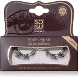 SOSU Cosmetics Hidden Agenda Fox Eye Collection umetne trepalnice odtenek Flirty 1 kos Cene