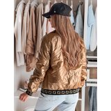 DStreet Kurtka damska bomberka pikowana GLAMCIX beżowa | Shoptok.si