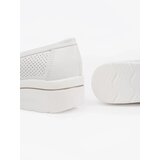 GOODIN White loafers with a thick sole | shoptok.hr