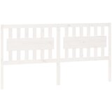  Uzglavlje za krevet bijelo 185,5x4x100 cm od masivne borovine | shoptok.hr