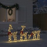  Božićni ukras sob 3 kom 90 LED toplo bijelo | shoptok.hr