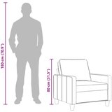  Fotelja Svjetložuta 60 cm od tkanine | shoptok.hr
