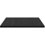 Police za knjige 4 pcs Crna 40 x 40 x 1,5 cm Konstruirano drvo | shoptok.hr