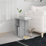  Bočni stolić boja betona 50 x 30 x 50 cm od konstruiranog drva | shoptok.hr