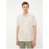 LC Waikiki Men's Regular Fit Short Sleeve Patterned Shirt.