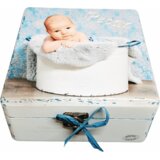  Personalizirane škatle s fotografijami – Darilo za krst ali rojstni dan - 16x16x10cm - 1913 | Shoptok.si