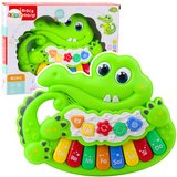  Interaktivni krokodil sa tipkama Crocodile Piano - zeleni | shoptok.hr