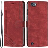 INORCO Enobarvna usnjena torbica za telefon z denarnico, odporna na praske, za Nokia C32, magnetni pokrov za stojalo za zapiranje, (22036206) Cene