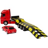 Kamion za vuču na daljinsko upravljanje Mercedes-Benz 1:26 + autić - crveni | shoptok.hr