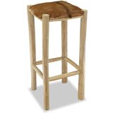 Barska Barski stolček pravo usnje in trdna tikovina, (20700470) | Shoptok.si