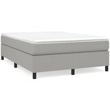 Maison Chic Posteljni okvir - Dvoposteljna postelja - Zakonska postelja brez vzmetnice svetlo siv 140x200 cm tkanina-J12519, (21772138) | Shoptok.si