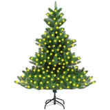 Led Umjetno božićno drvce kavkaska jela LED svjetla zeleno 240 cm