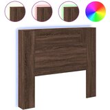 Maison Chic posteljno vzglavje - vzglavna omarica - nočna omarica led rjavi hrast 120x16,5x103,5 cm, (21705922) Cene